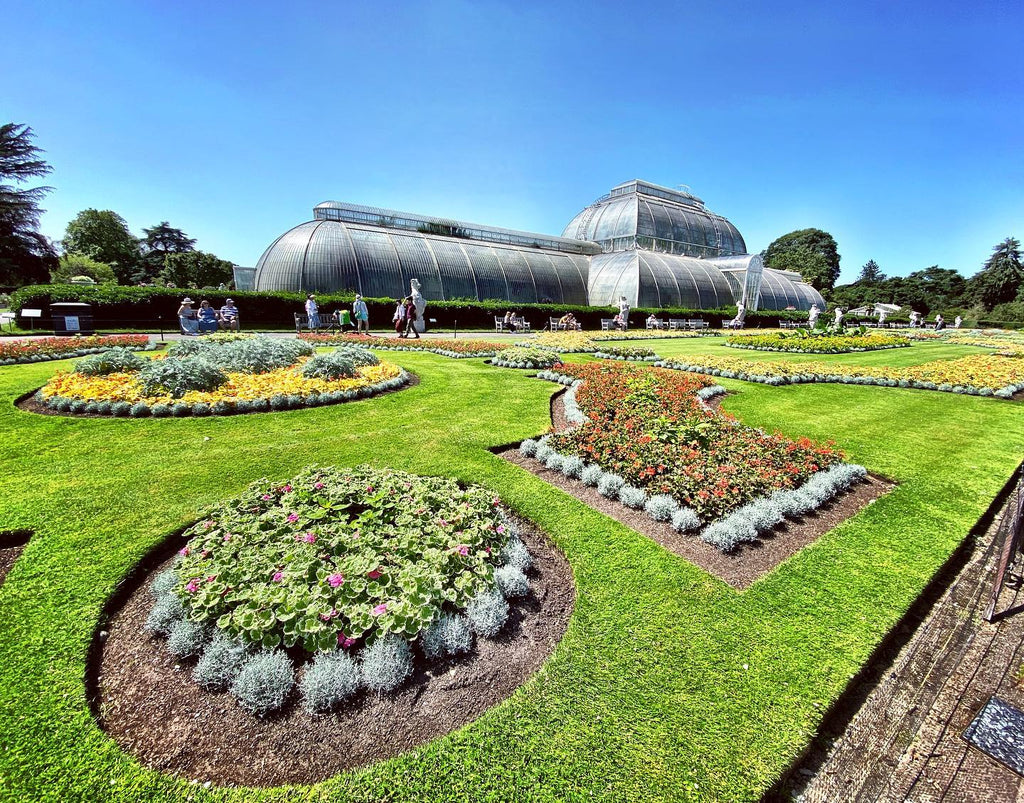Kew Gardens under clear blue sky