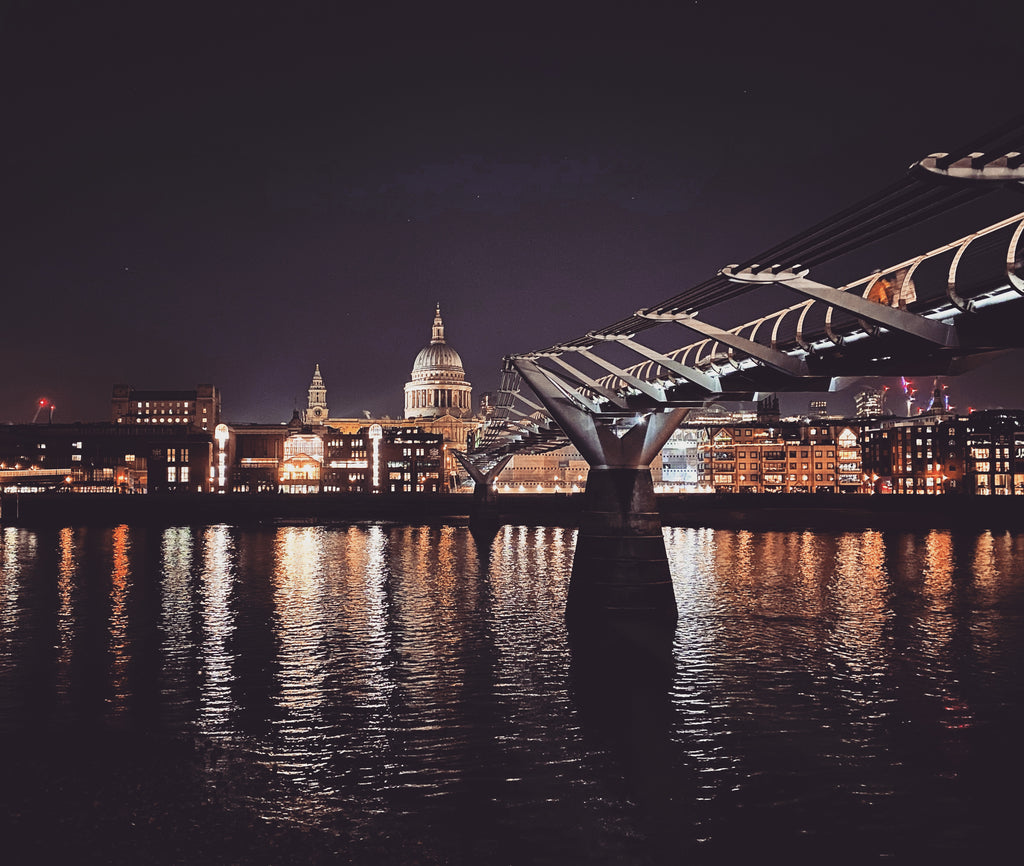 Millenium Bridge at night