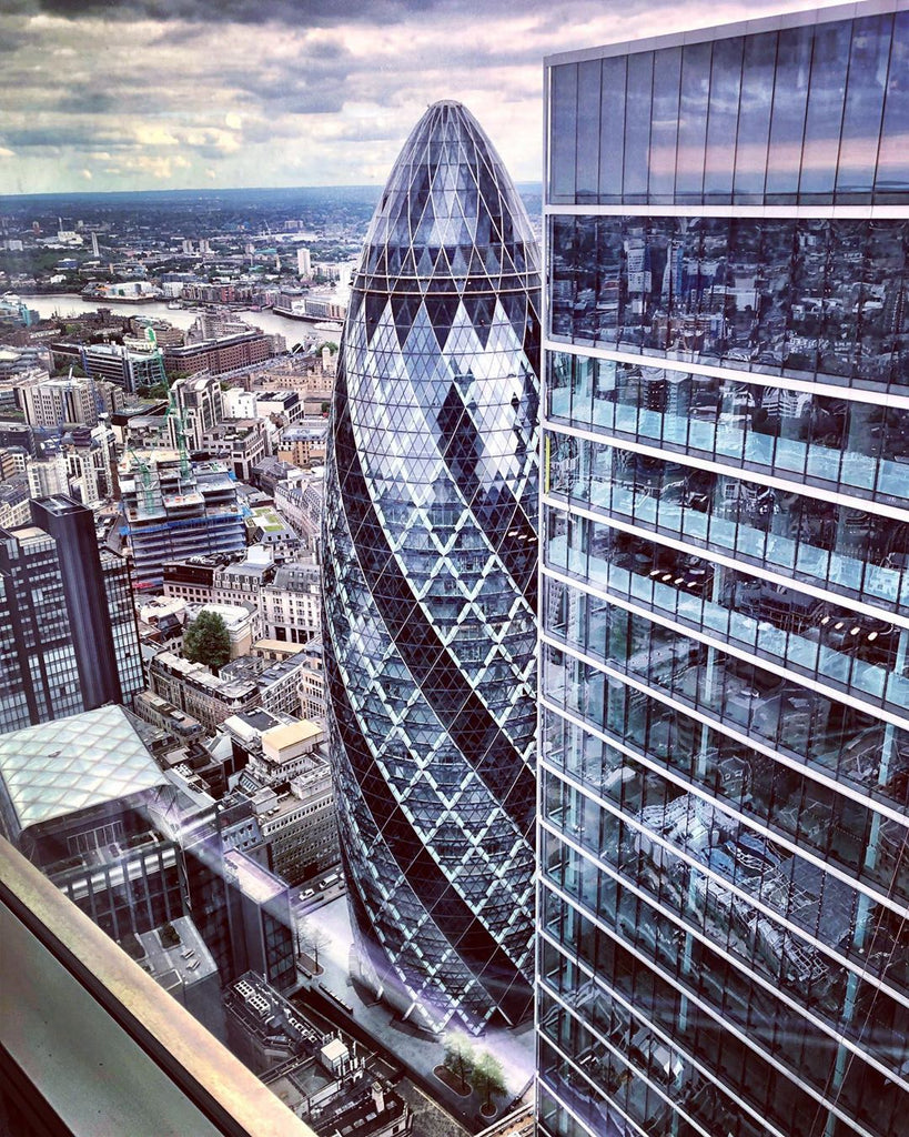The Gherkin from high perspective